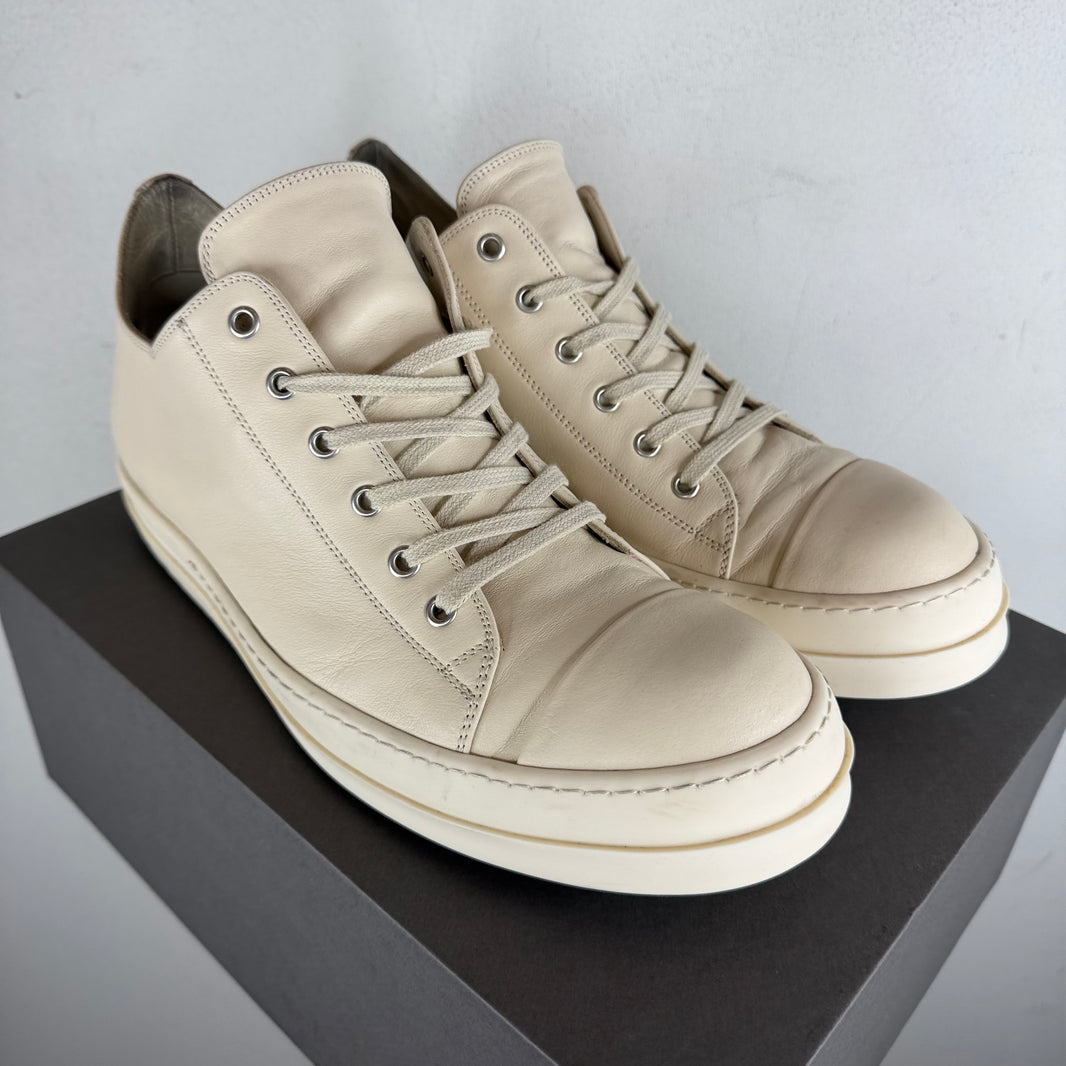 Rick Owens Milk Leather Ramone Lows