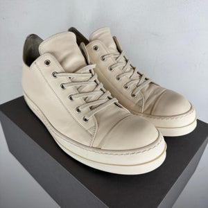 Rick Owens Milk Leather Ramone Lows