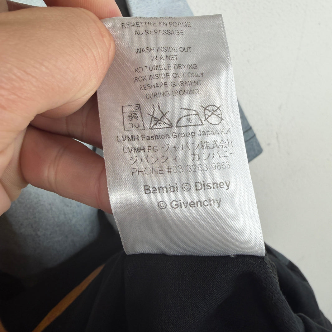 Givenchy Black Bambi Split T-Shirt