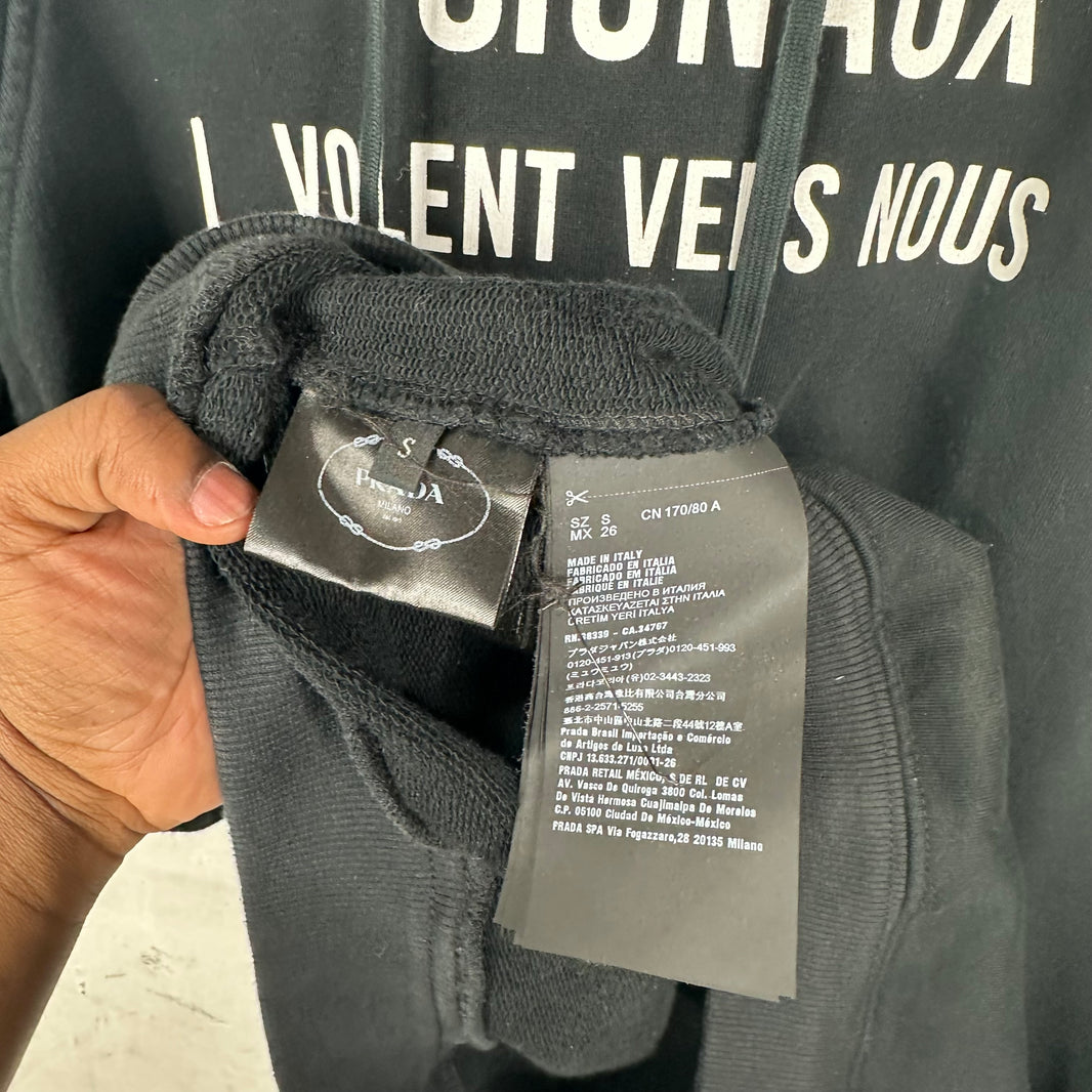 Prada Raf Signaux S/L Hoodie