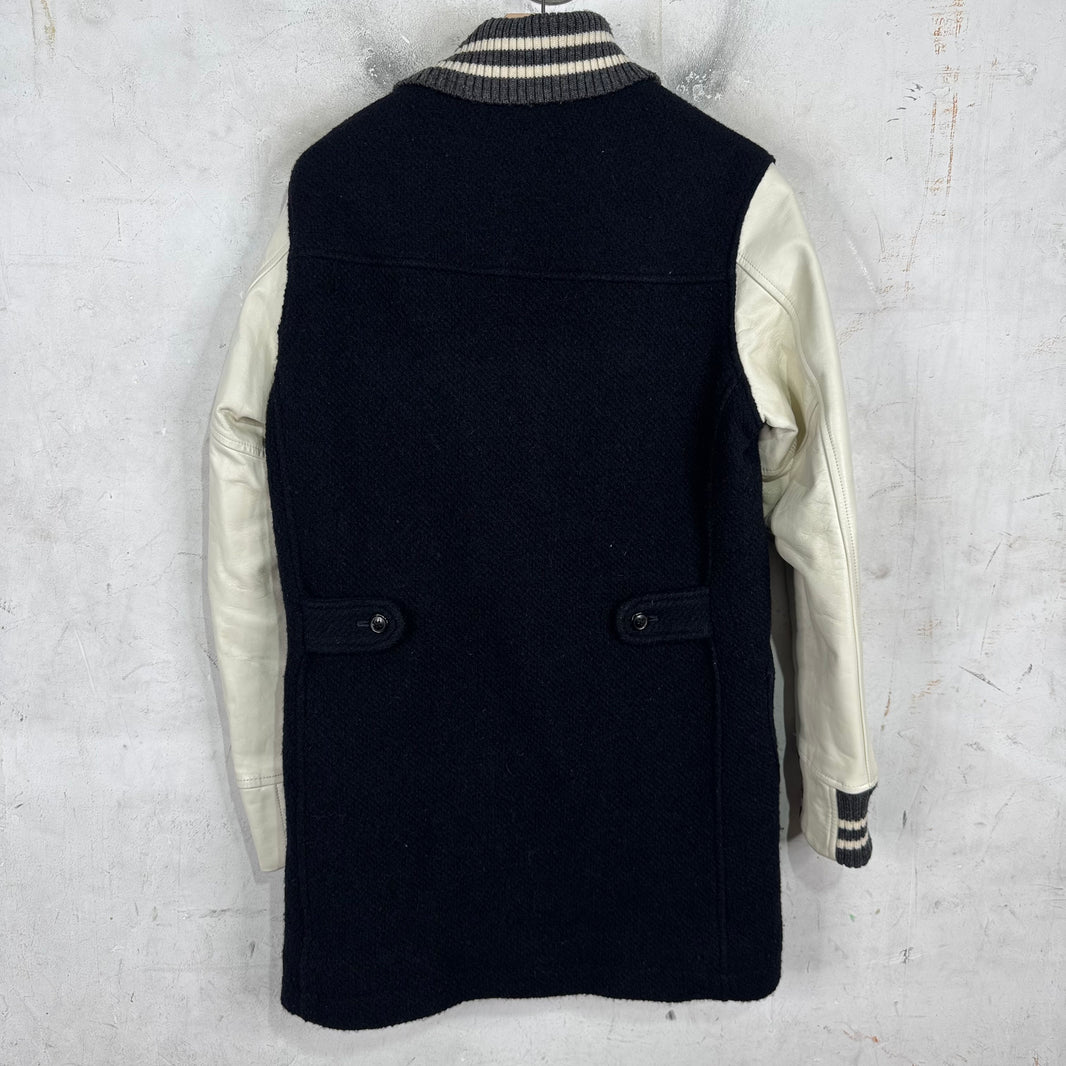 CDG Homme Long Varsity Wool Jacket