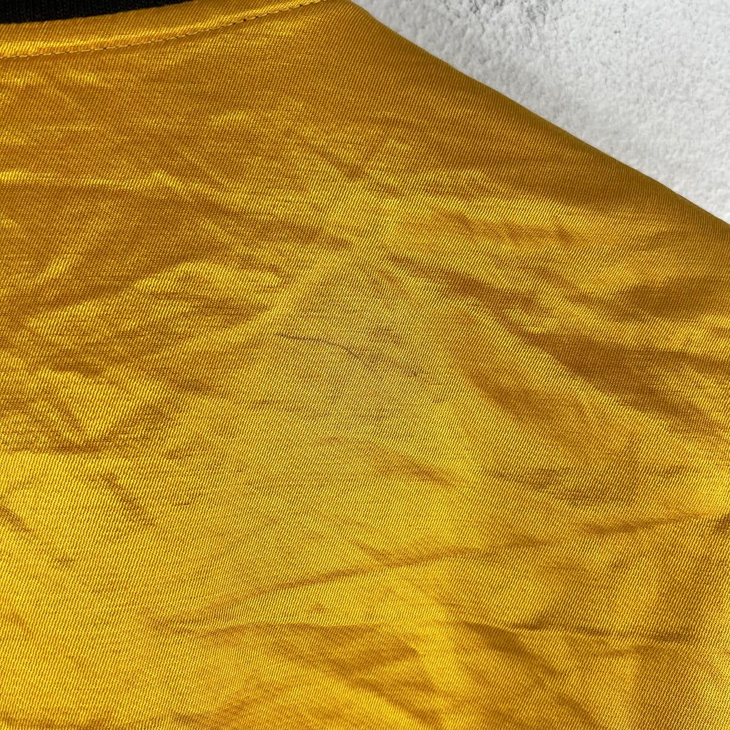 Saint Laurent Yellow Embroidered Teddy Jacket