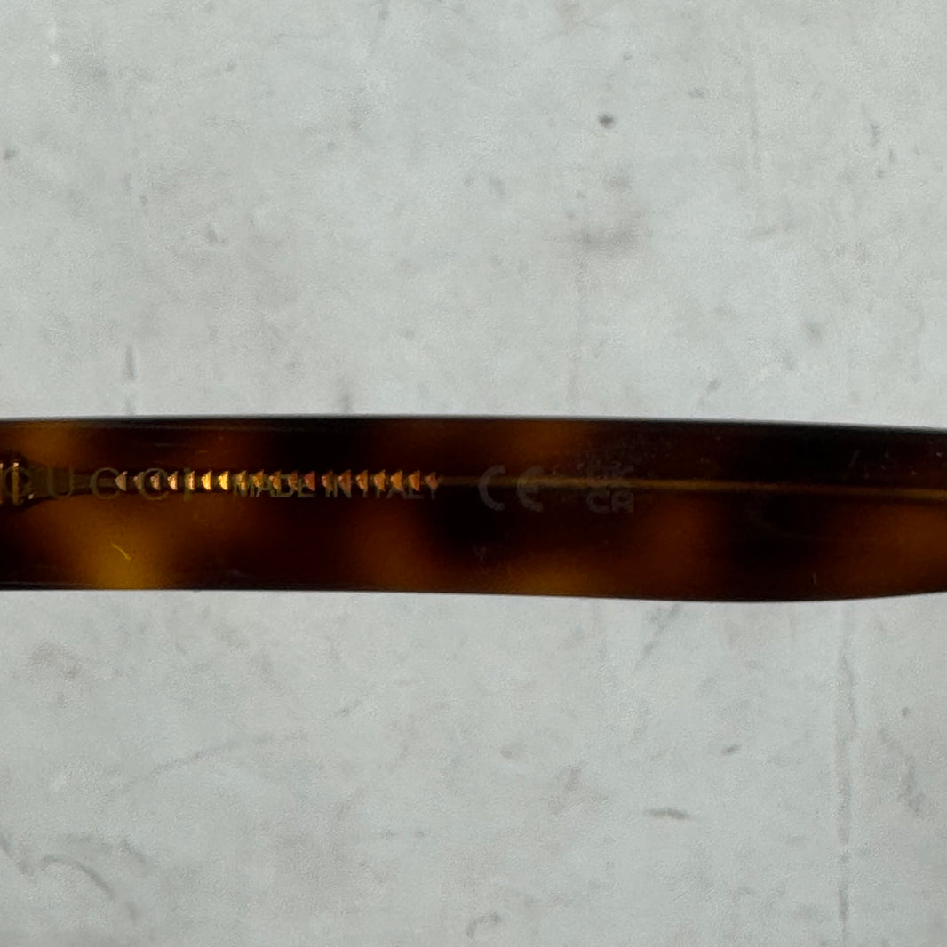 Gucci Wide Lens Tortoise Sunglasses