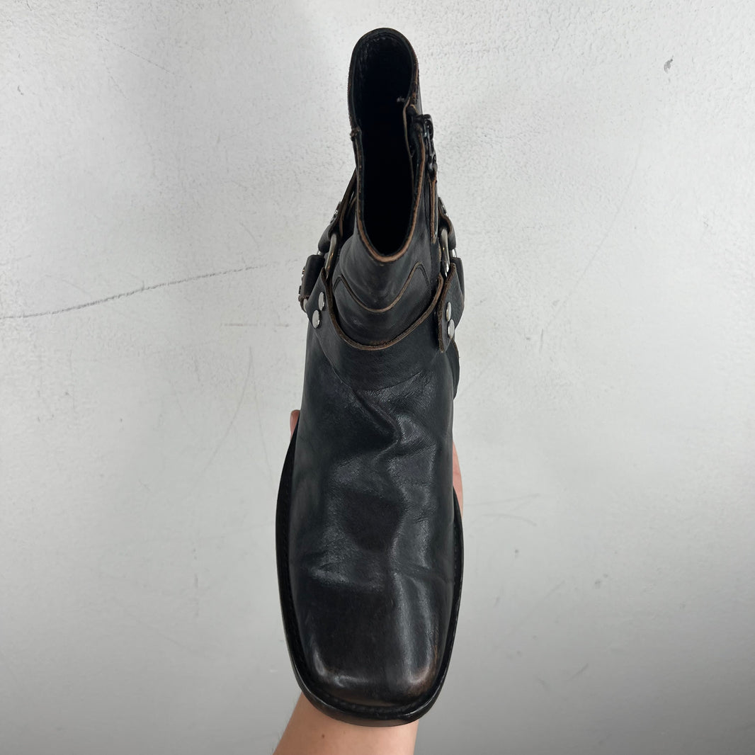 Balenciaga Harness Leather Boots