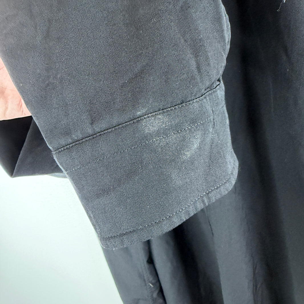 Balenciaga Layered Wool Button Up LS Shirt