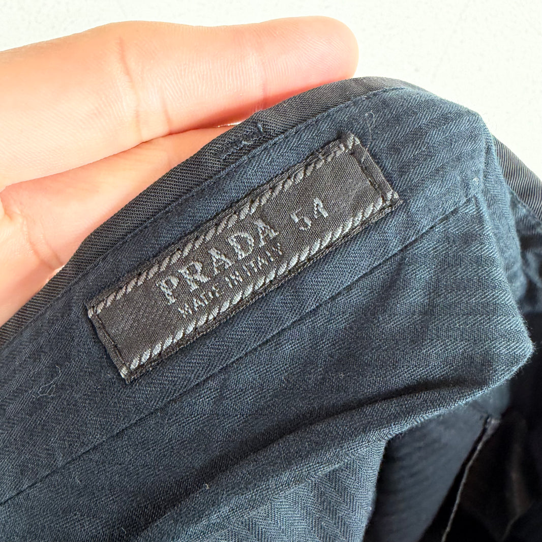 Prada Pleated Black Trousers