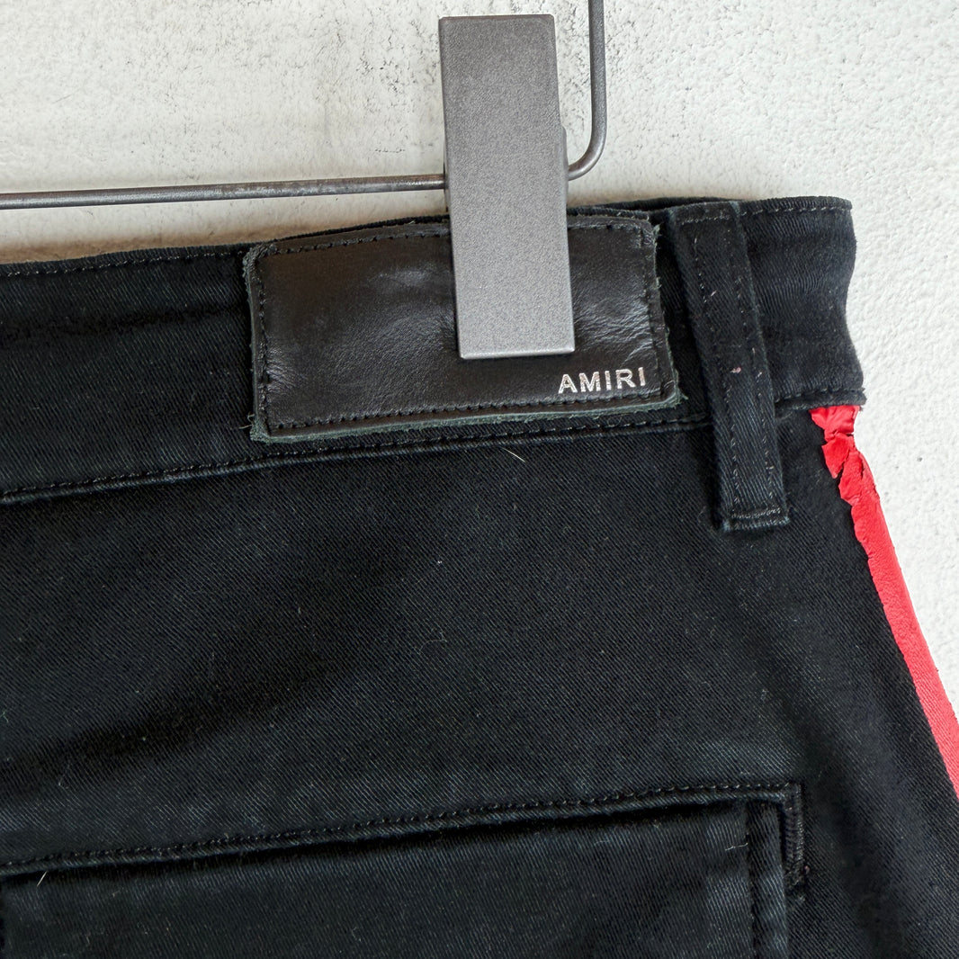 Amiri Red Stripe Cargo Jeans