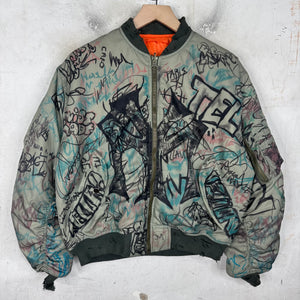 Mowalola Graffiti Bomber Jacket
