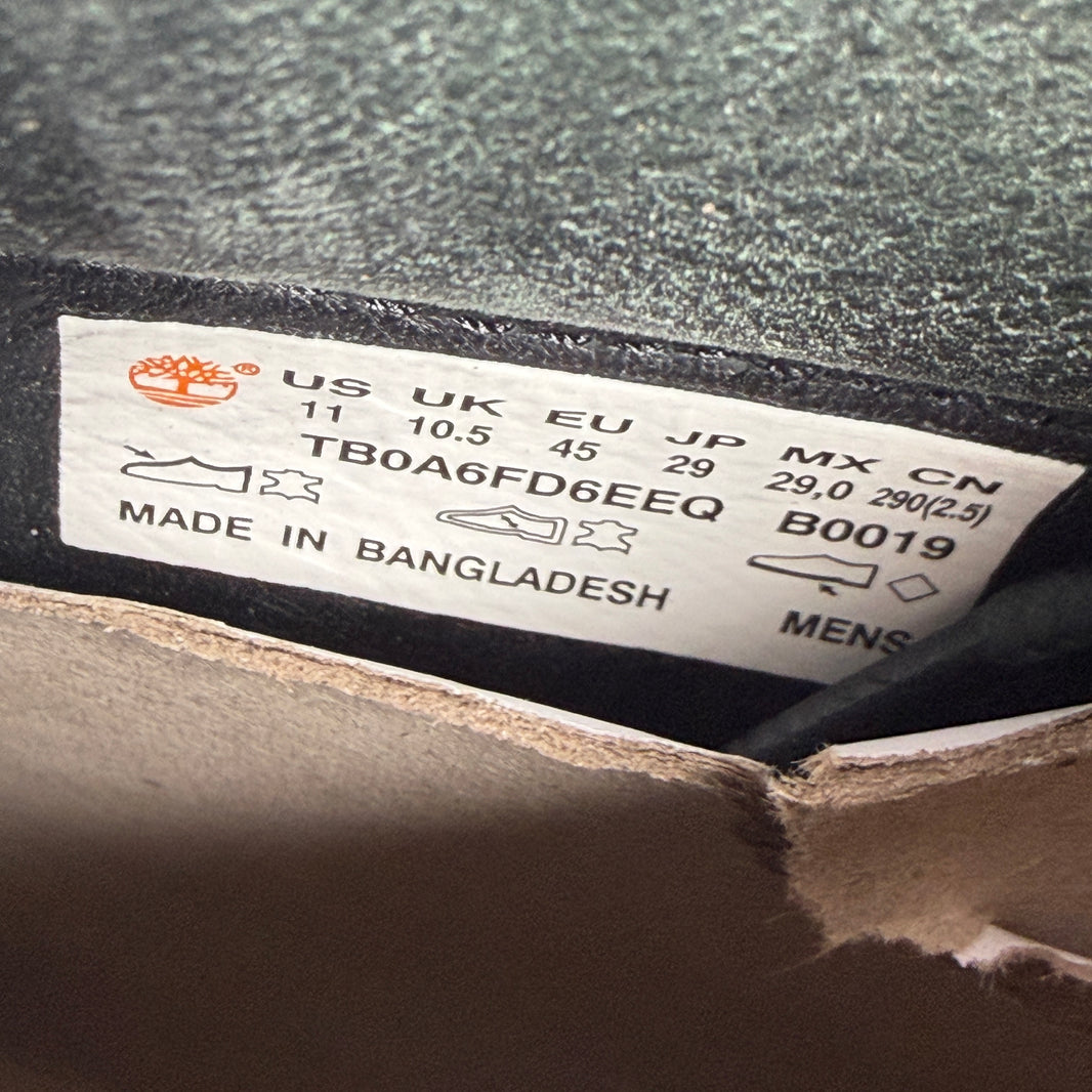 Timberland 6 Inch Woven Green Boots