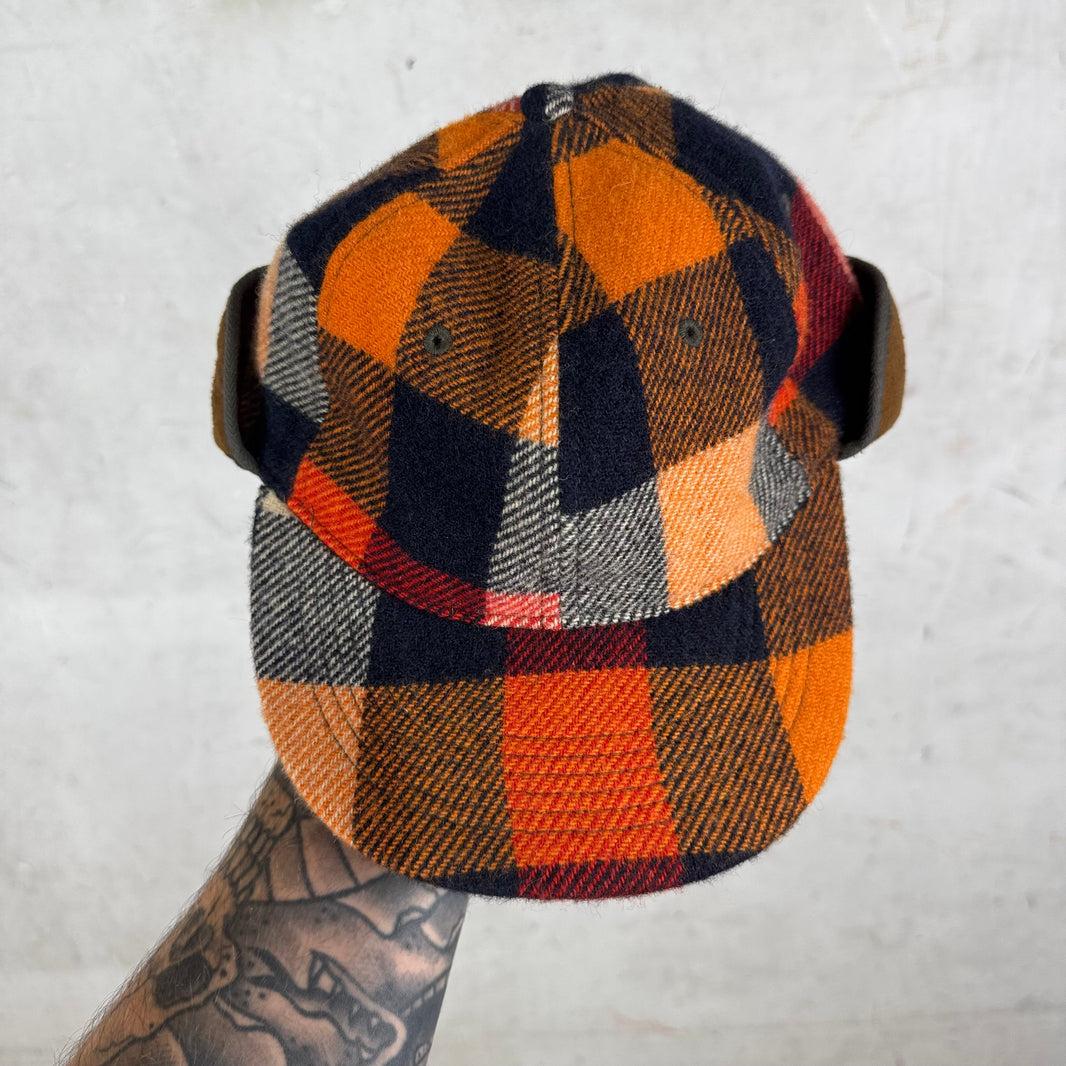 RRL Wool Plaid Earflap Hat