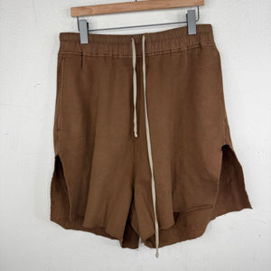 DRKSHDW Khaki Brown Felpa Long Boxer Shorts