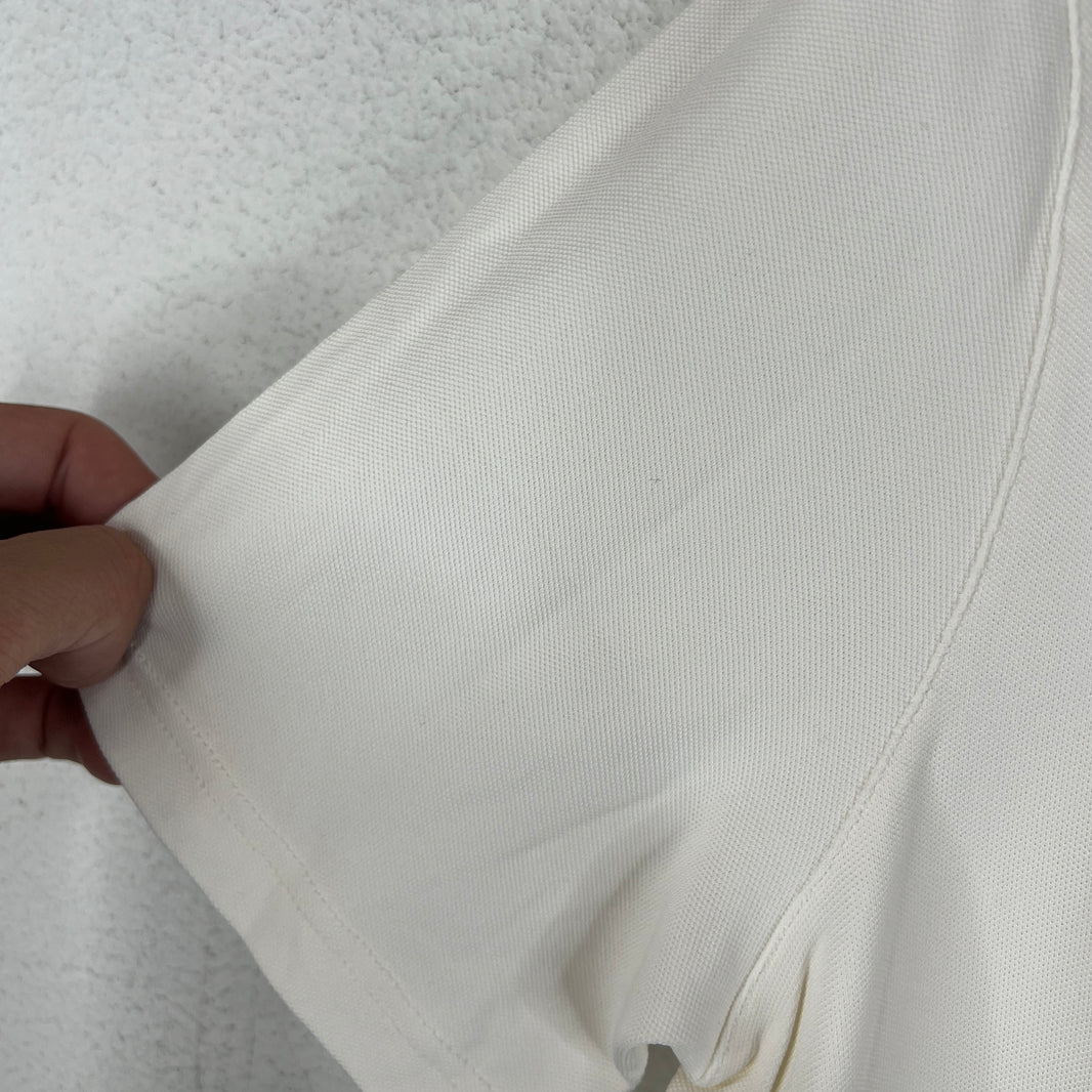 Prada White Zipper Detail T-Shirt