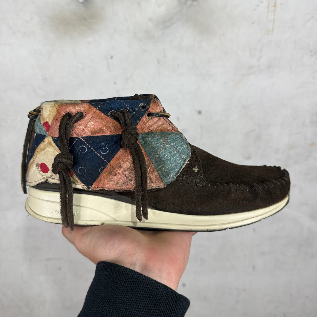 Visvim Brown Patchwork FBTs