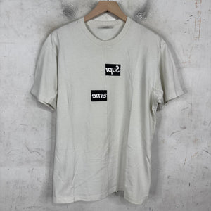 Supreme x CDG White Split Box Logo