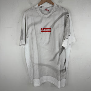Supreme MM6 White Box Logo T-Shirt