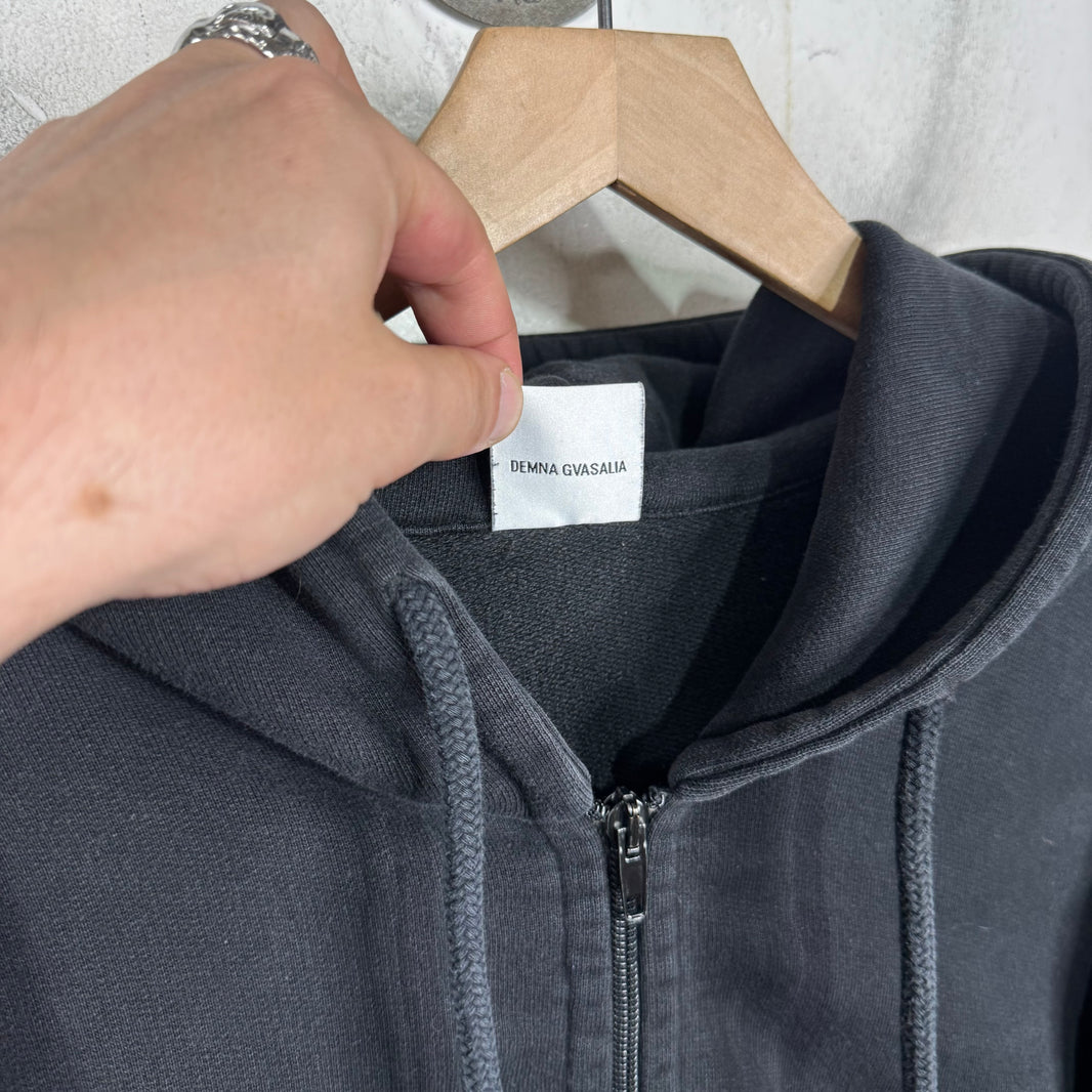 Vetements TFD Oversized Zip Up Hoodie