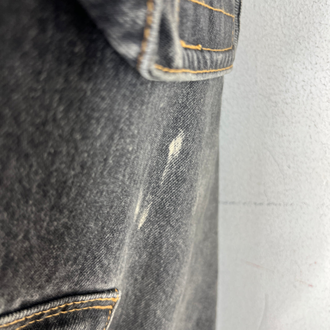 Balenciaga Washed Denim Convertible Cargo Pants