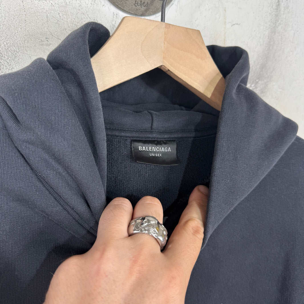 Balenciaga Metal Logo Hoodie