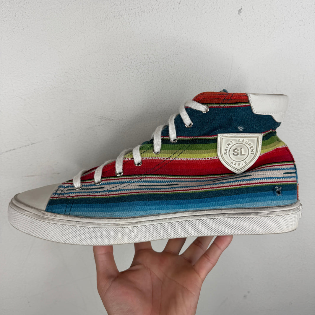 Saint Laurent Mexican Jacquard Bedford Sneakers