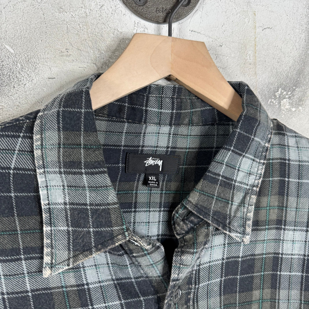 Stussy Plaid Printed Flannel