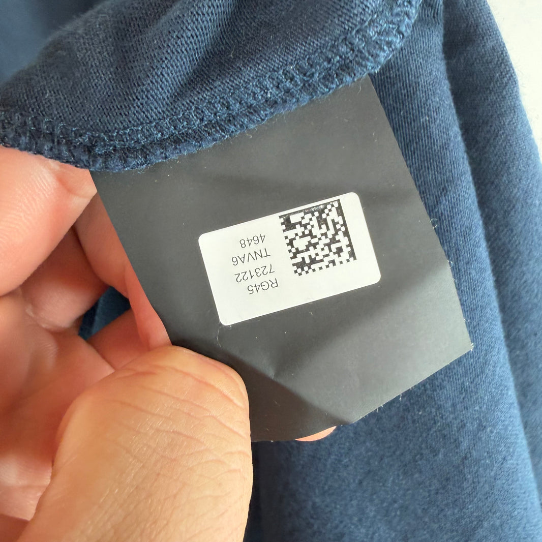 Balenciaga Adidas Sample Navy Logo T-Shirt