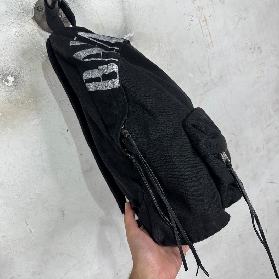 Balenciaga Canvas Logo Backpack