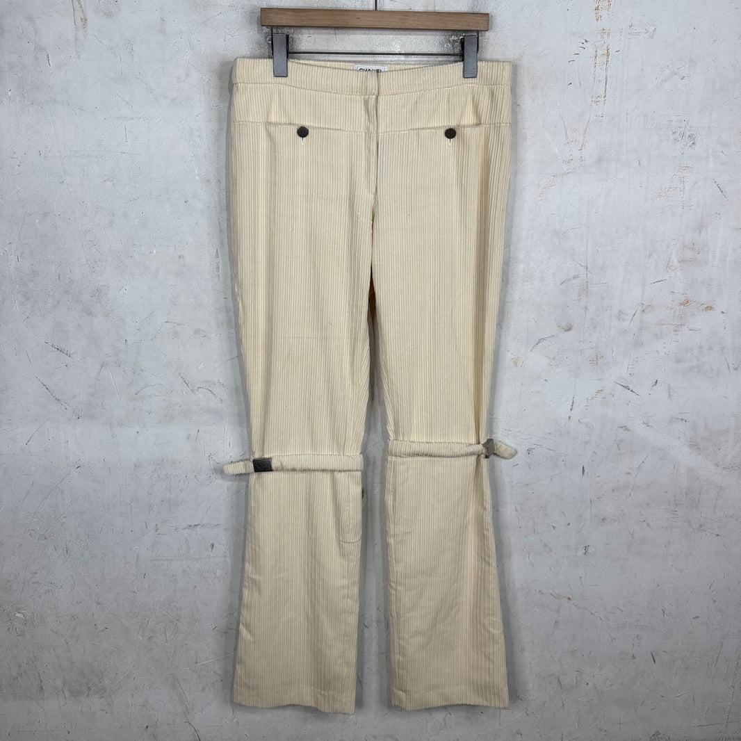 Chanel Bondage Corduroy Pants