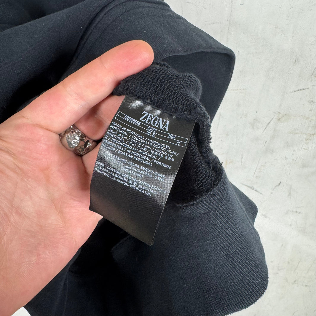 Zegna Logo Crewneck