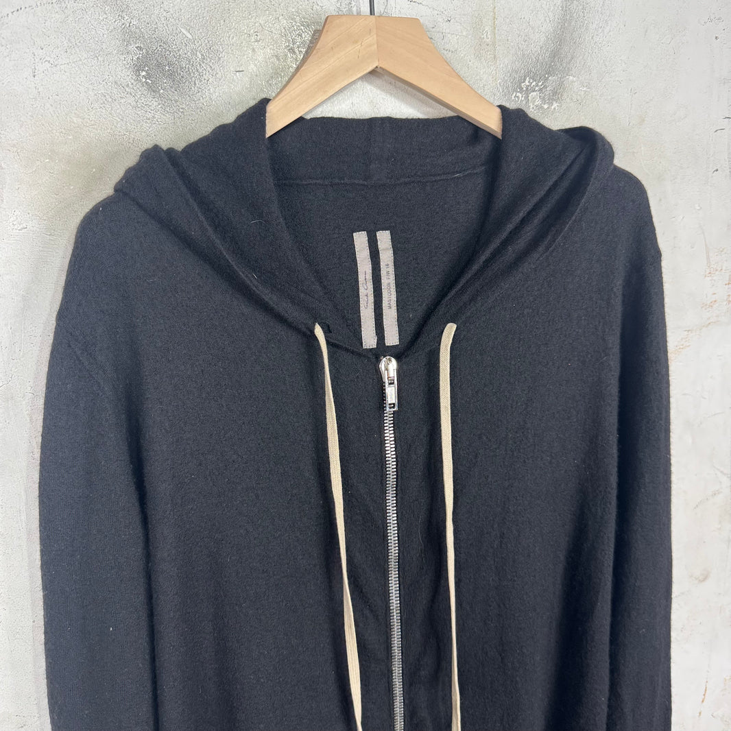 Rick Owens Mastadon Cashmere Jason Zip Hoodie