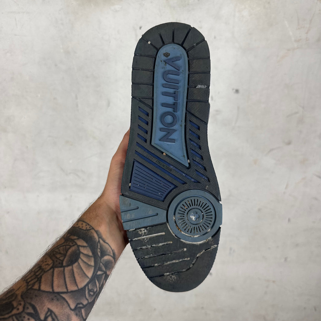 Louis Vuitton x Nigo Denim Monogram Trainers