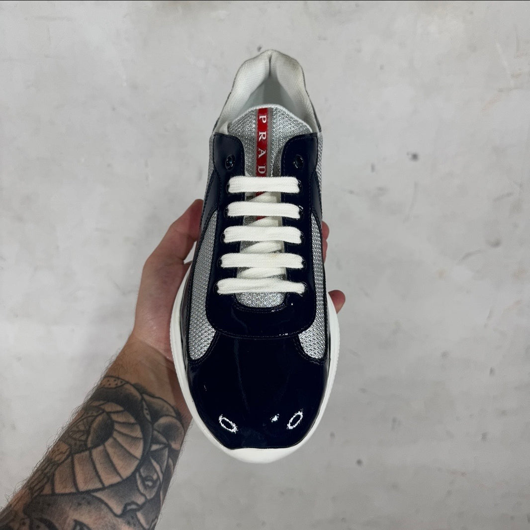 Prada Navy Patent Americas Cup