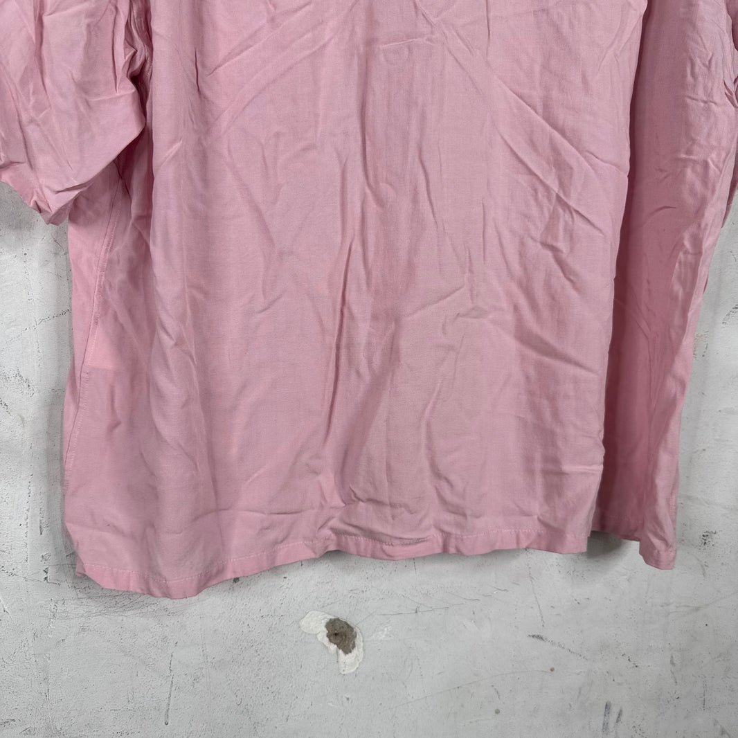 Celine Script Bowling Rayon Shirt