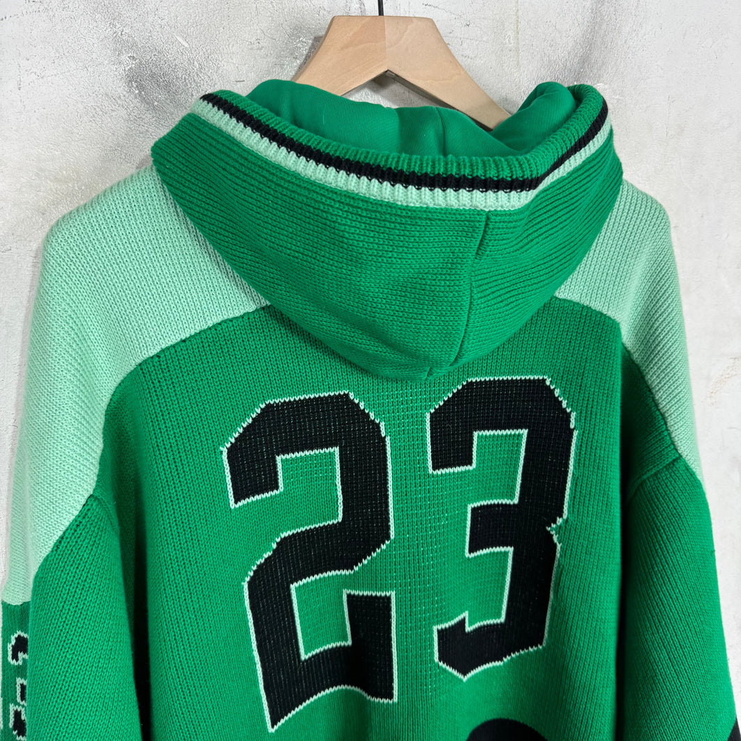 Supreme Green 23 Knit Zip Hoodie