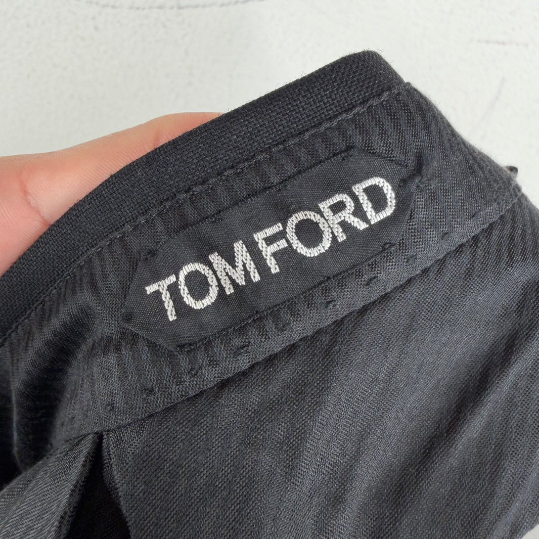 Tom Ford Black Wool Trousers