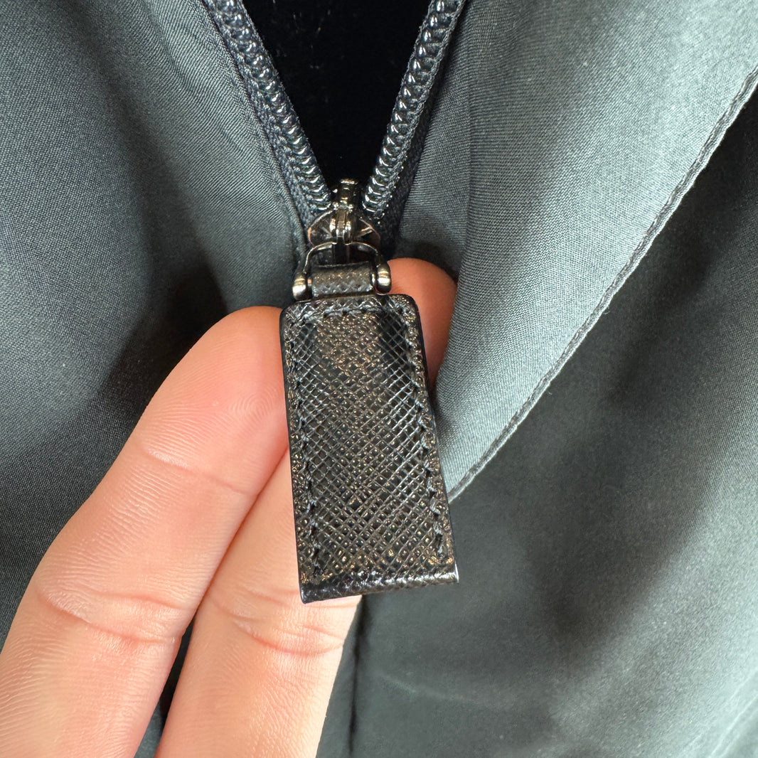 Prada Leather Collar Ski Jacket