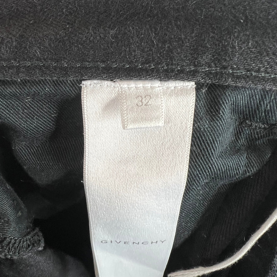 Givenchy Cracked Denim Jeans