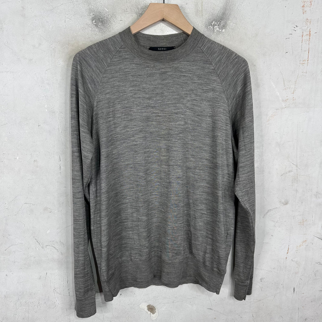Gucci Grey Thin Wool Knit