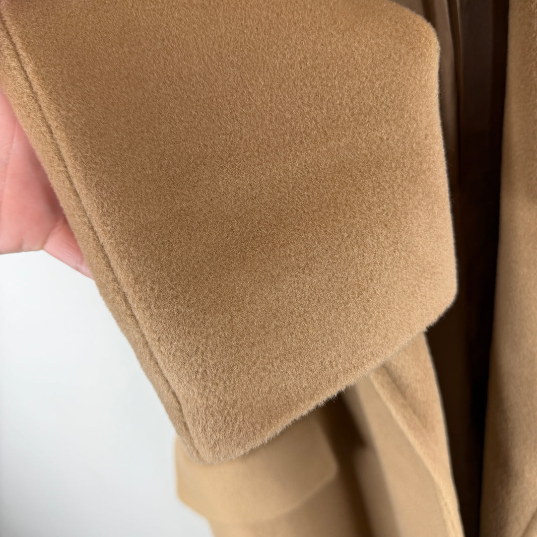 Balenciaga Wool/Cashmere Long Trench Coat