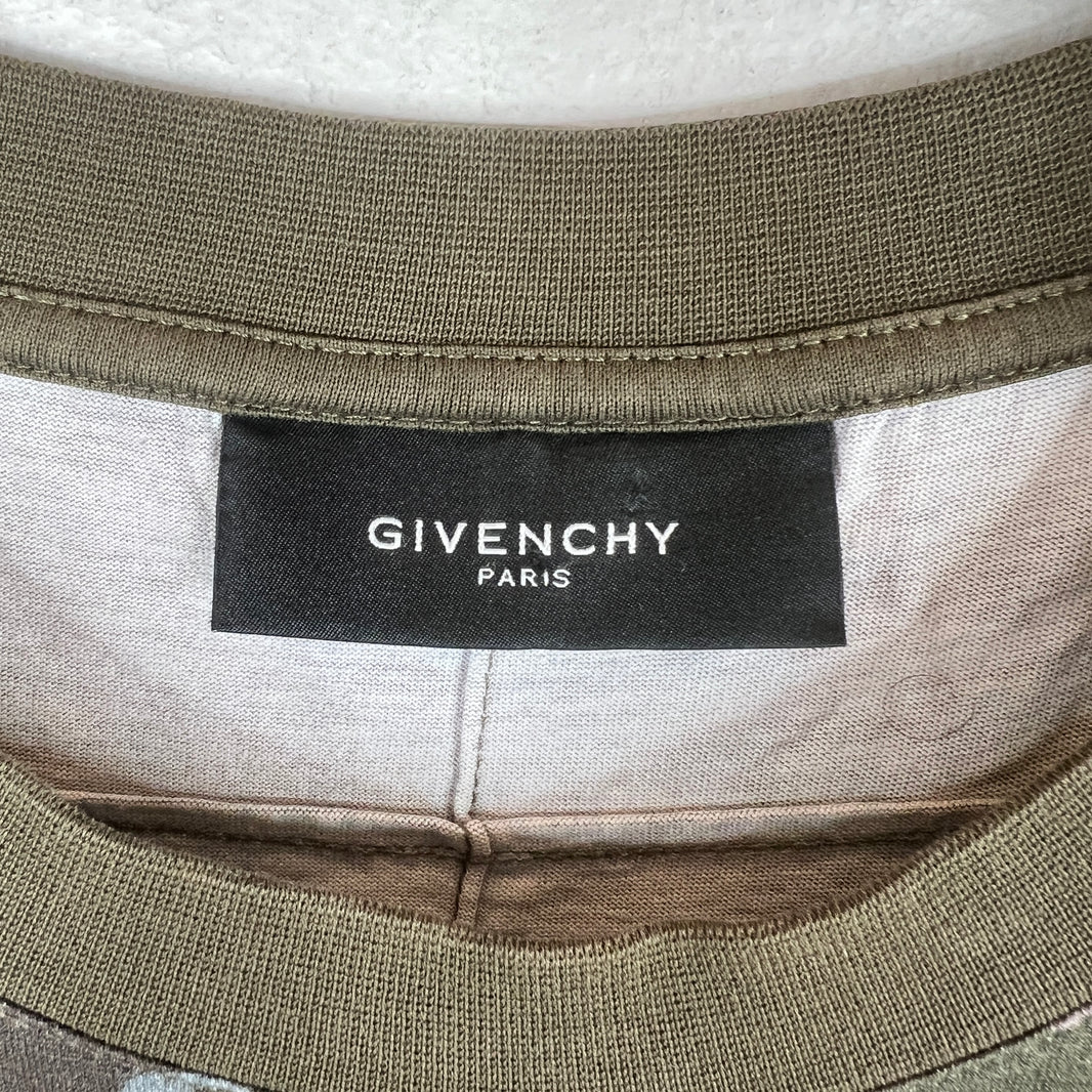 Givenchy Camo/Floral Elongated T-Shirt