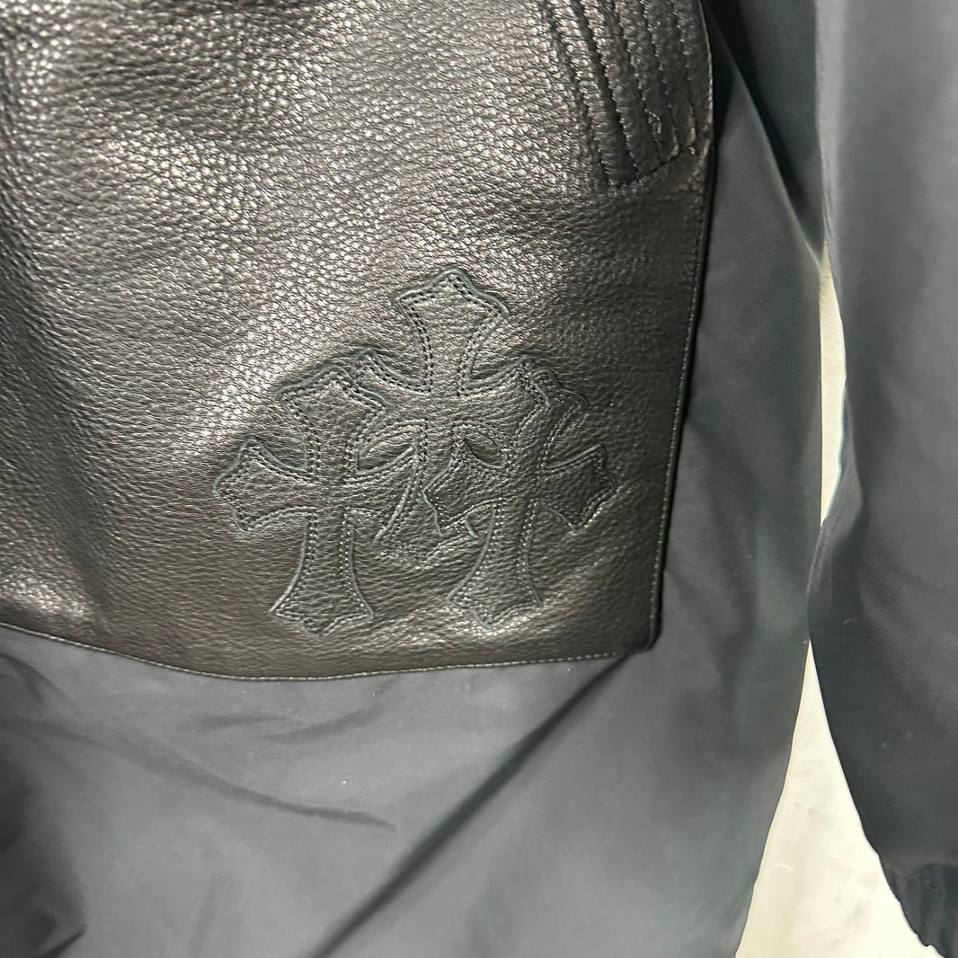 Chrome Hearts Nylon Leather Sideline Parka