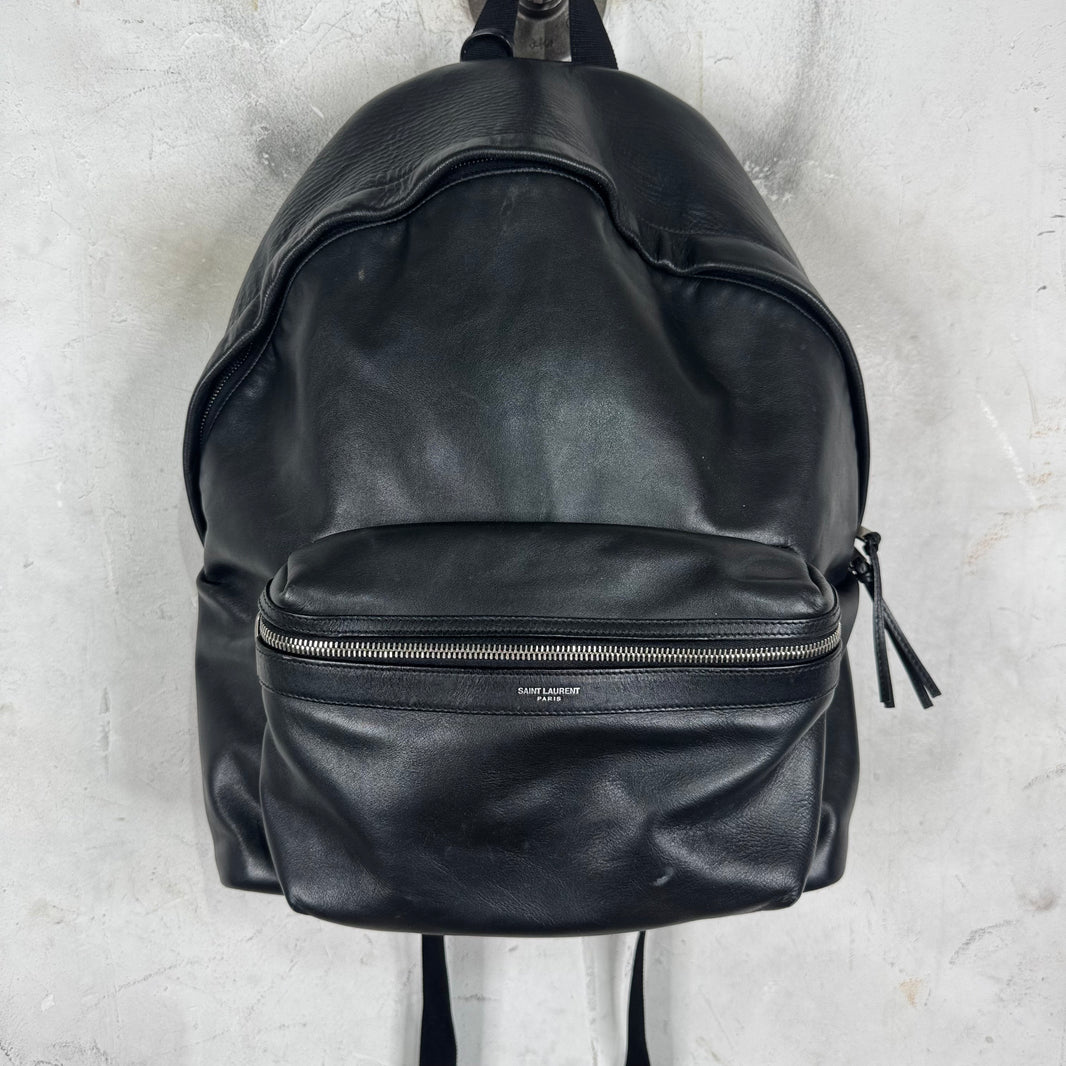 Saint Laurent Leather Backpack