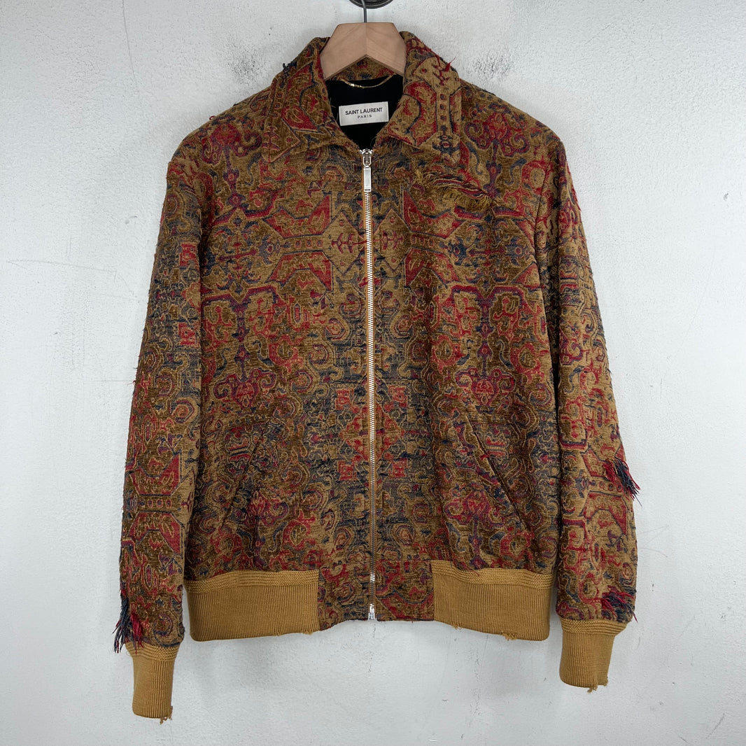 Saint Laurent Marrakech Teddy Tapestry Jacket