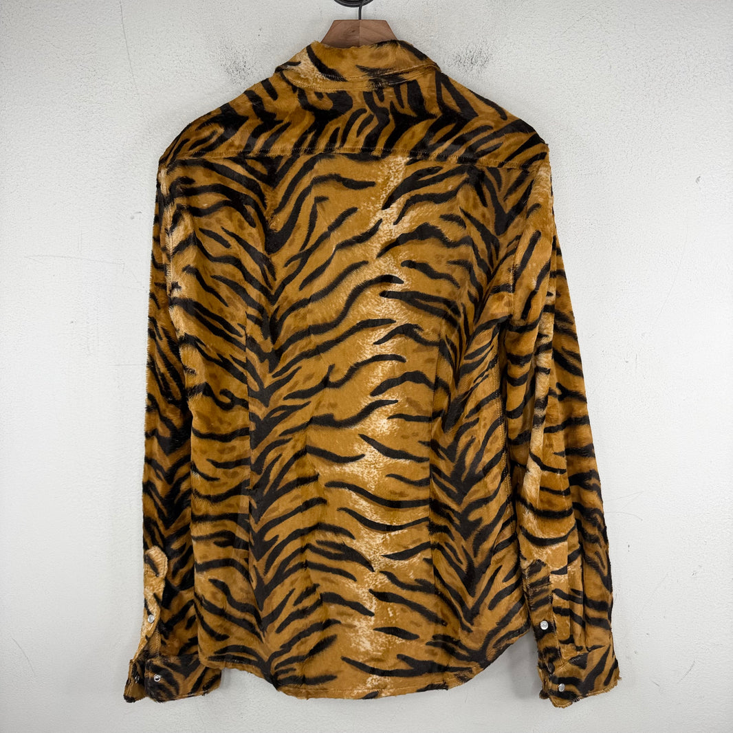 Martine Rose Tiger Faux Fur Overshirt