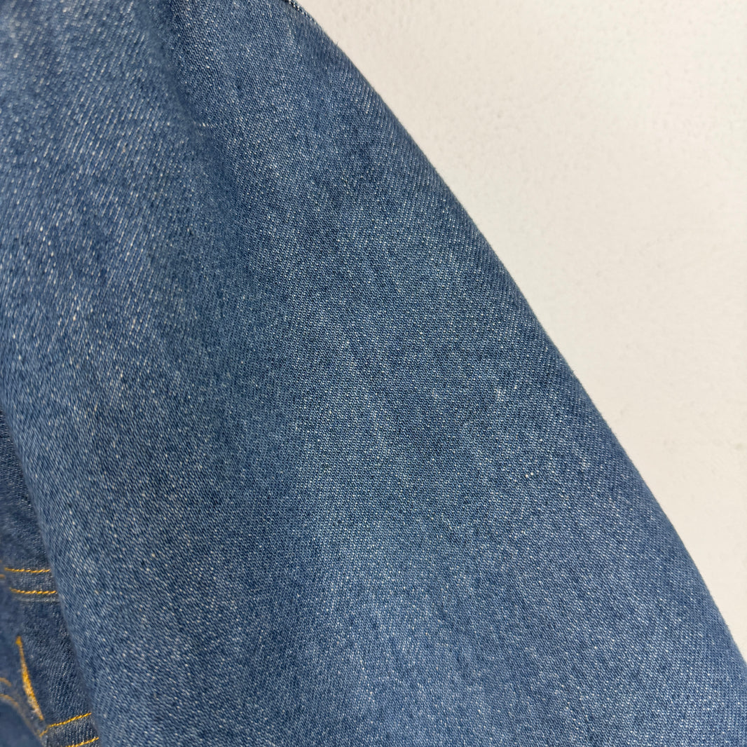 Margiela Patchwork Denim Shearling Jacket