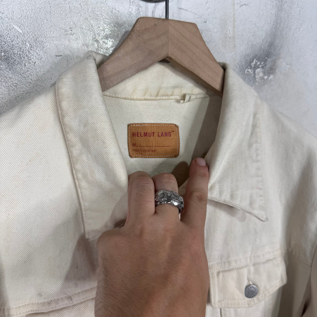 Helmut Lang 1998 No Waistband Trucker Jacket