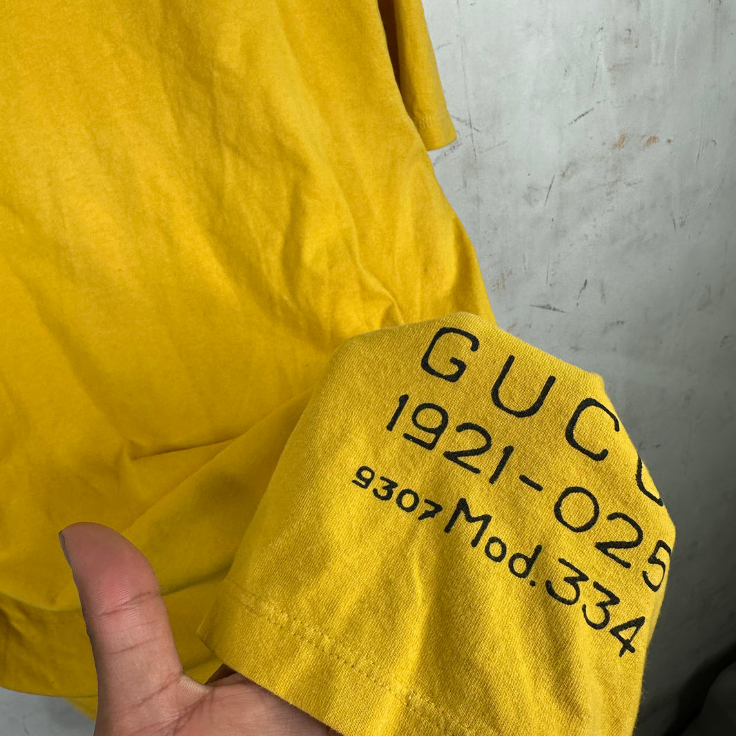 Gucci Yellow Basic T-Shirt – www.Lukes.store