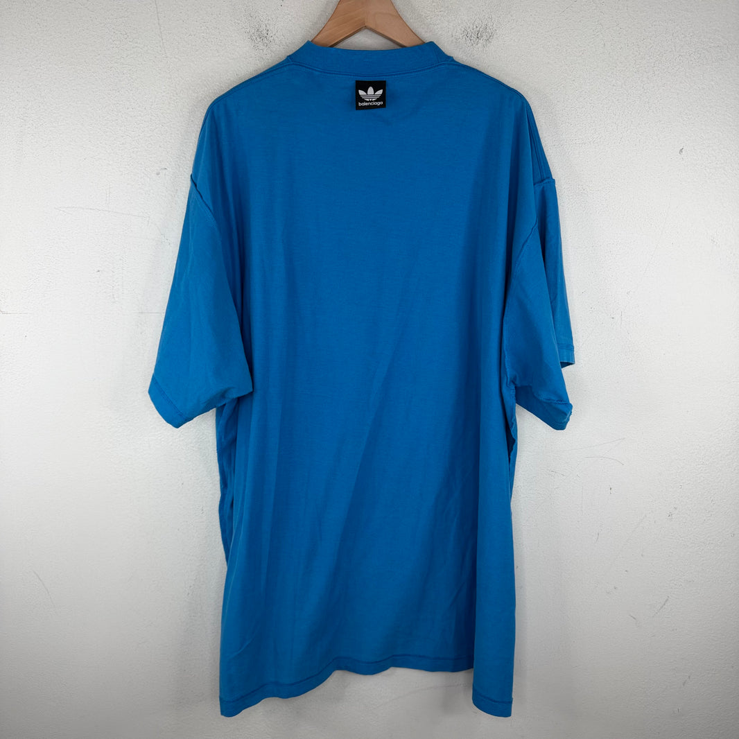 Balenciaga Adidas Blue Inside Out T-Shirt