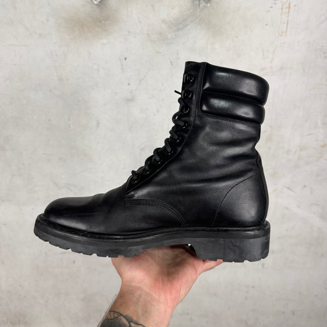 Saint Laurent Black Army Boots