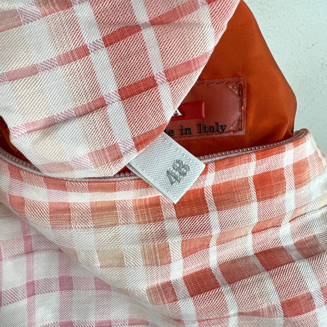 Prada  Reversible Plaid Printed Swim Shorts