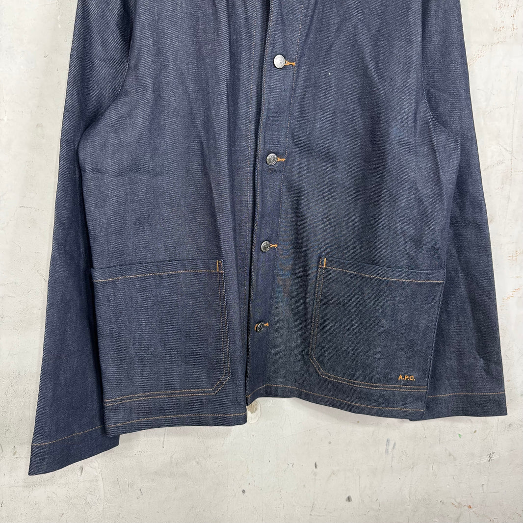 APC Raw Denim Chore Coat